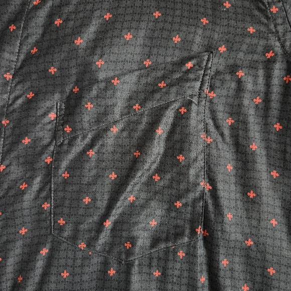 Vintage Mailliards Fleur-de-lis Robe - Picture 3 of 10